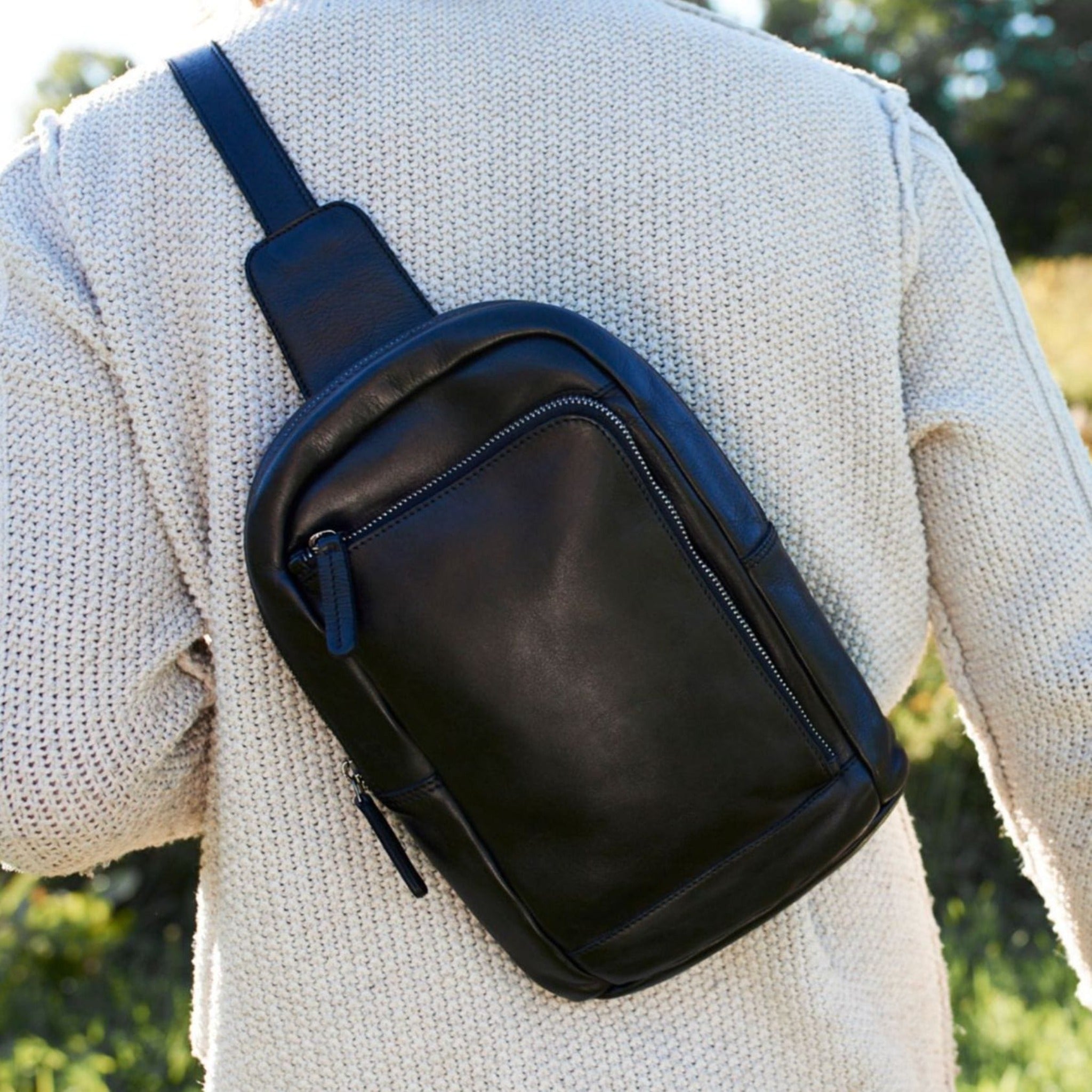 Austin Leather Sling Bag - Image 5