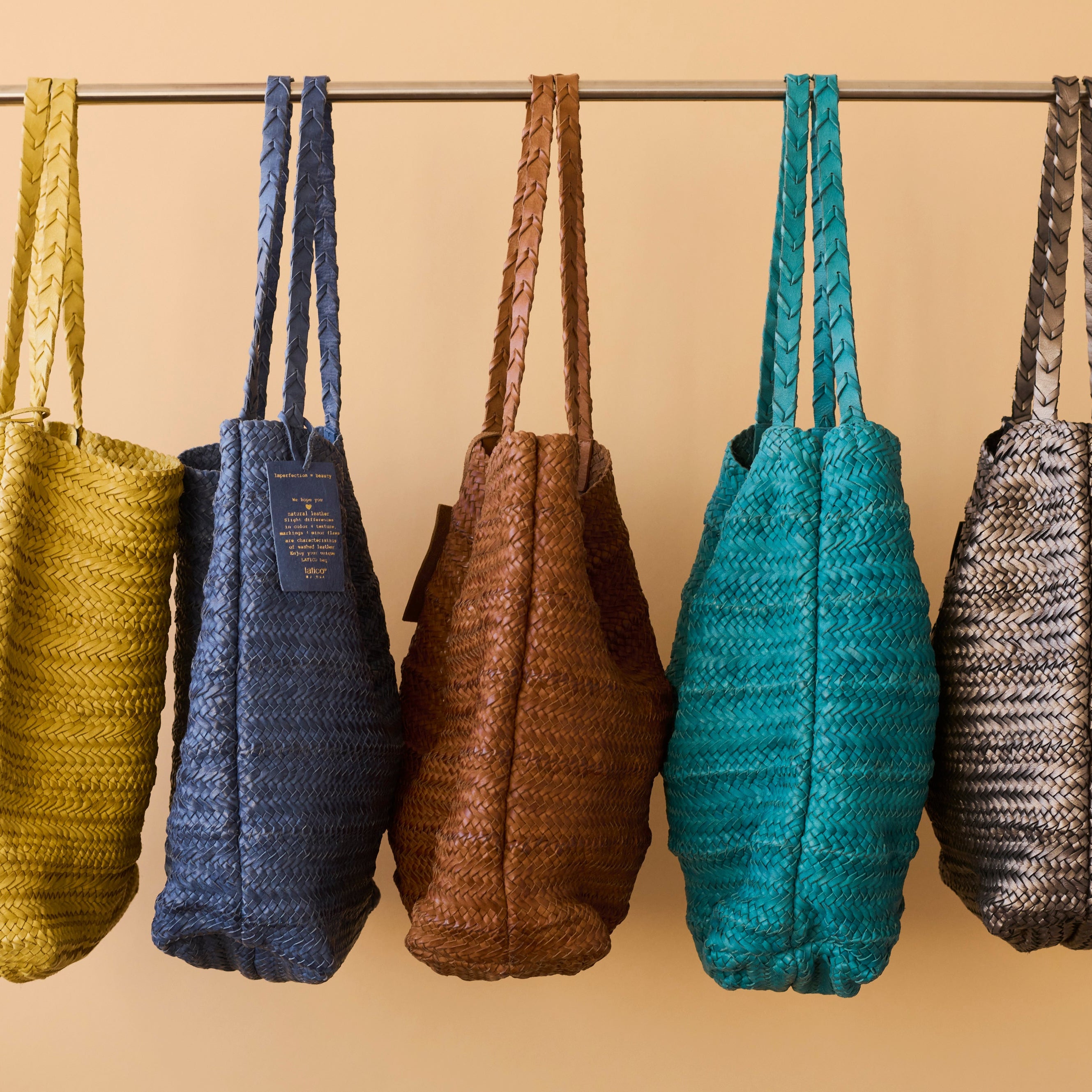 Studio Leather Tote Bag - Image 15