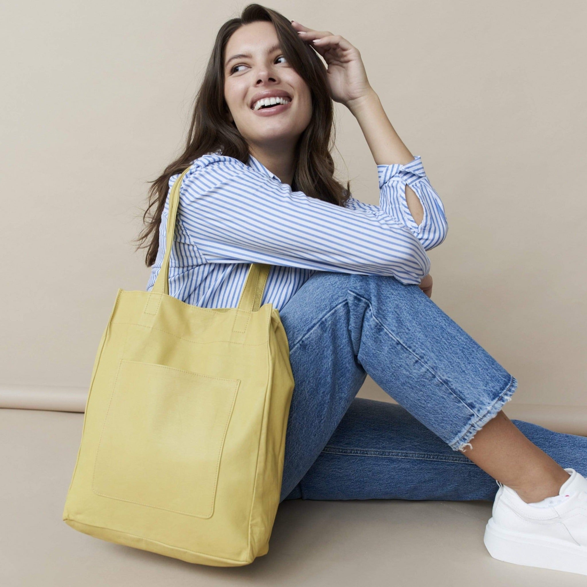 Margie Leather Tote Bag - Image 11