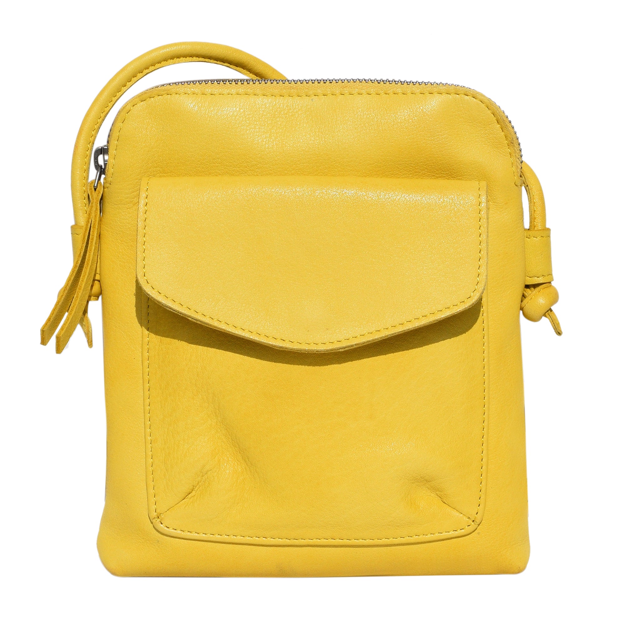 Ezra Leather Crossbody Bag - Image 10