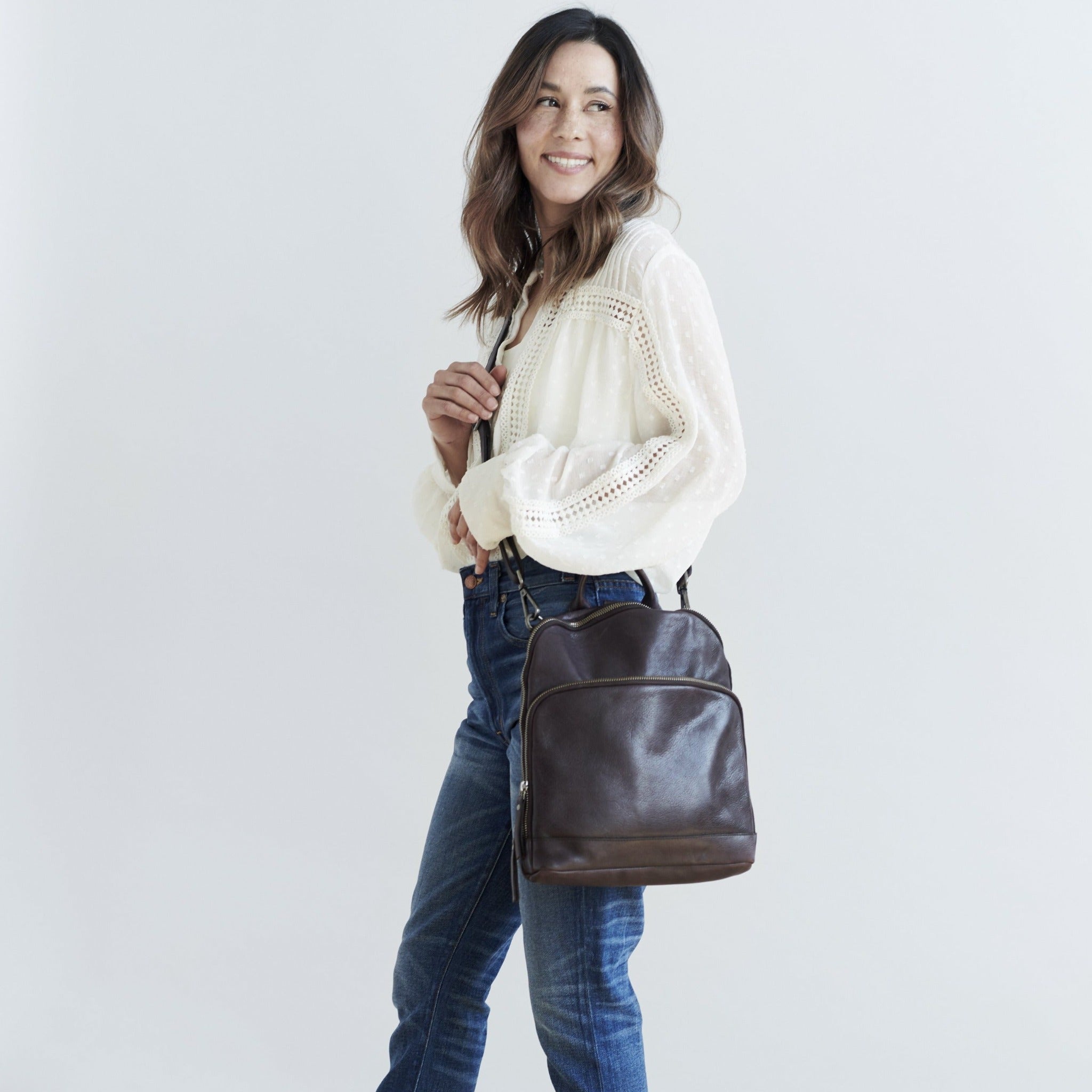 Aleks Leather Backpack - Image 7