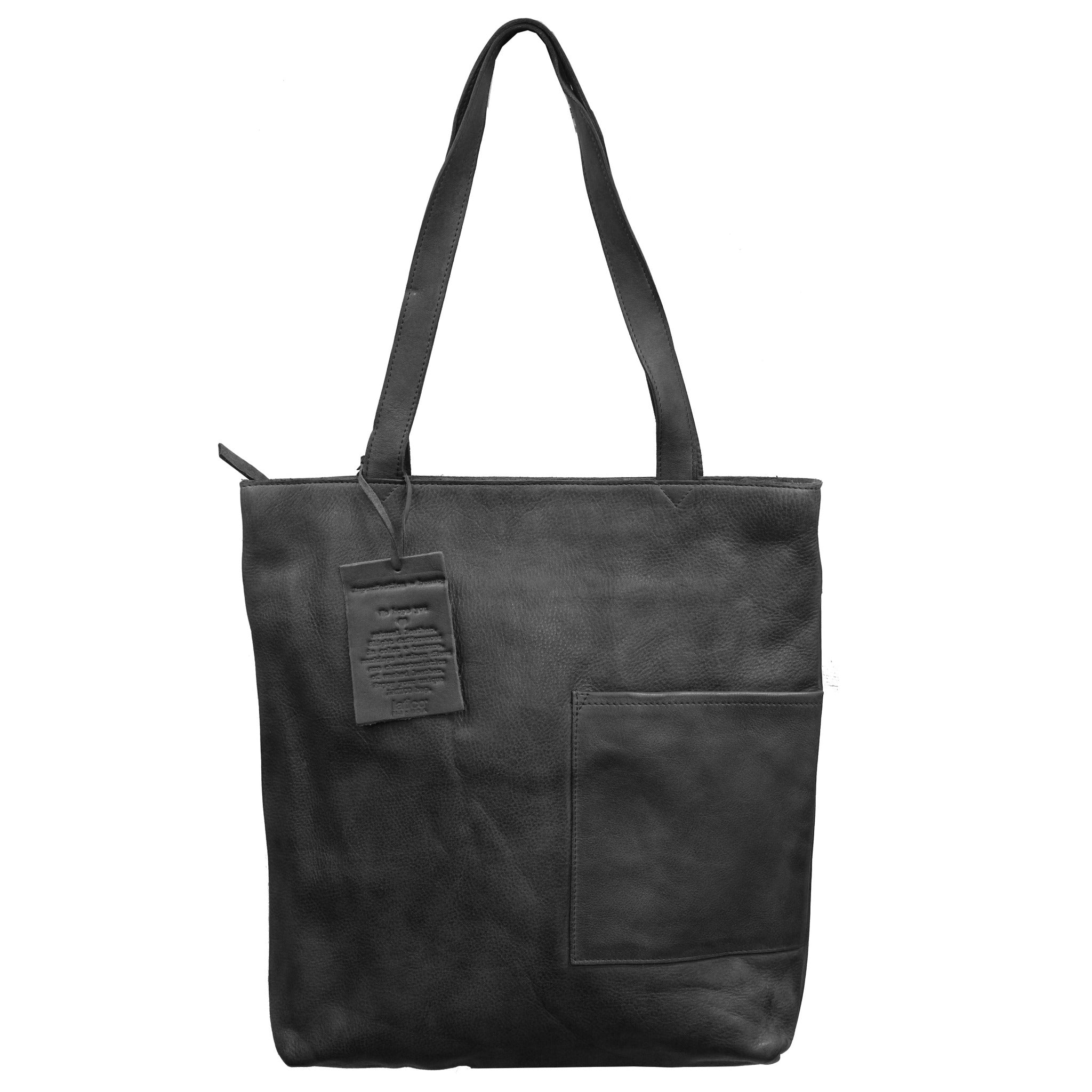 Leon Leather Tote Bag - Image 8