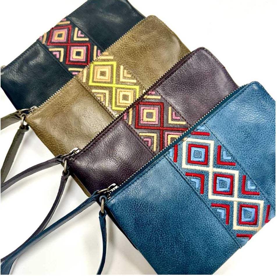 Diamond Leather Wristlet - Image 8