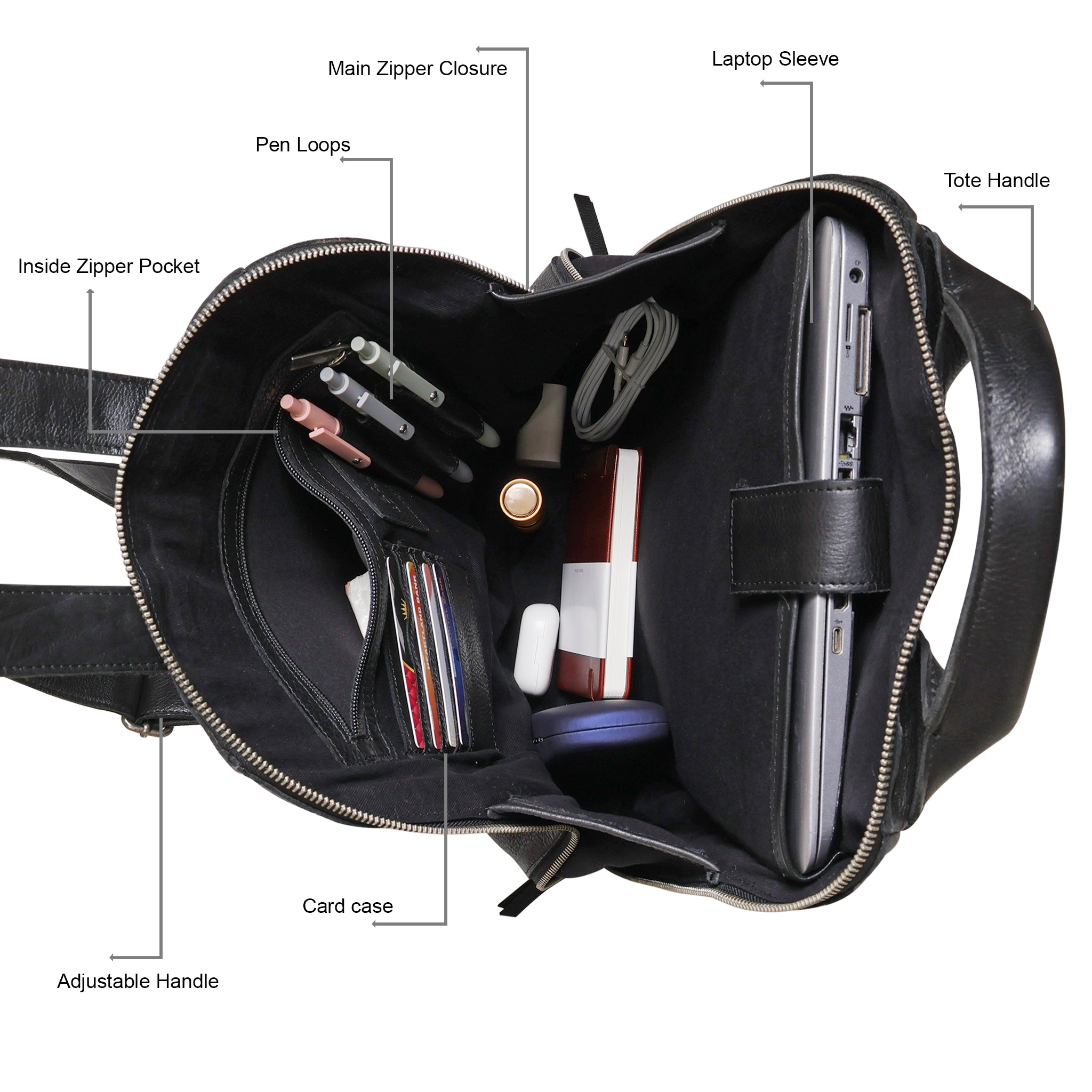 Moore Leather Backpack - Image 12