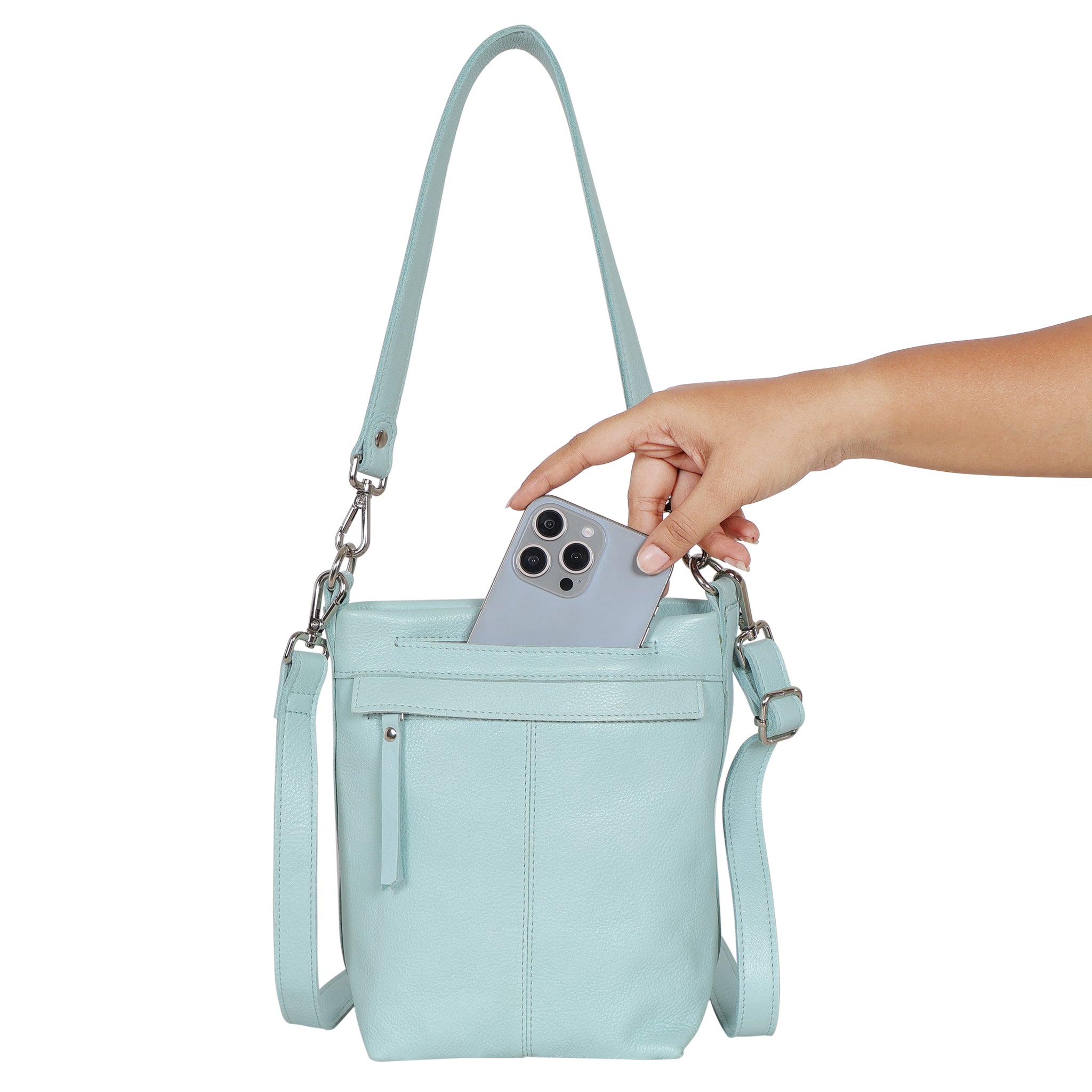 Fran Leather Crossbody - Image 26