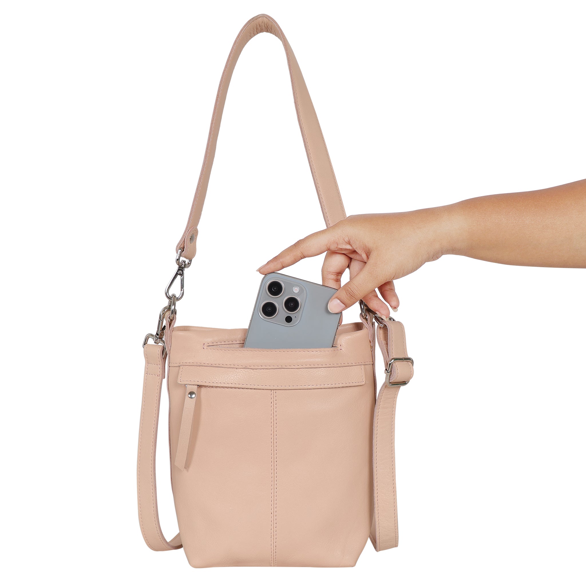 Fran Leather Crossbody - Image 4