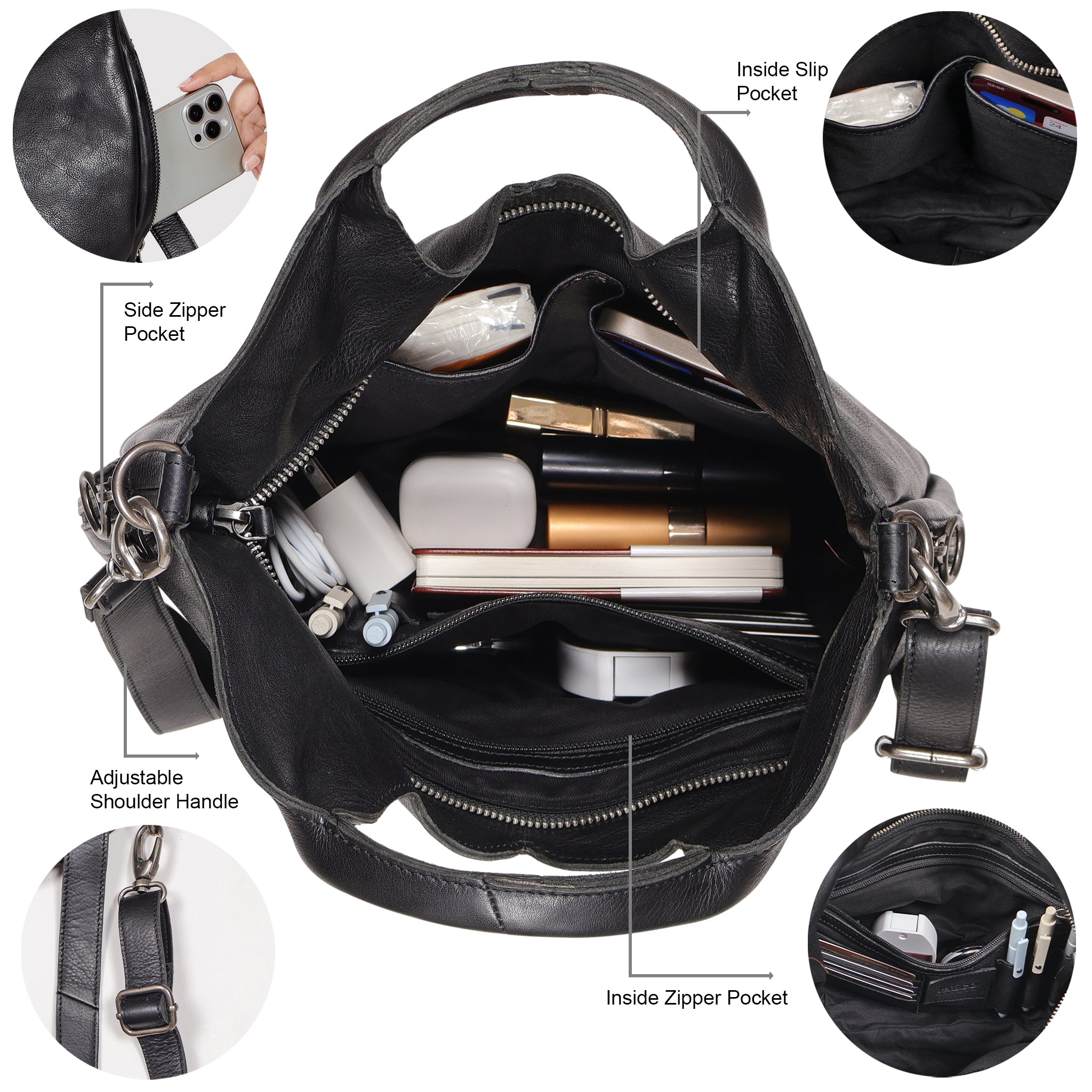 Darby Leather Crossbody Bag - Image 24
