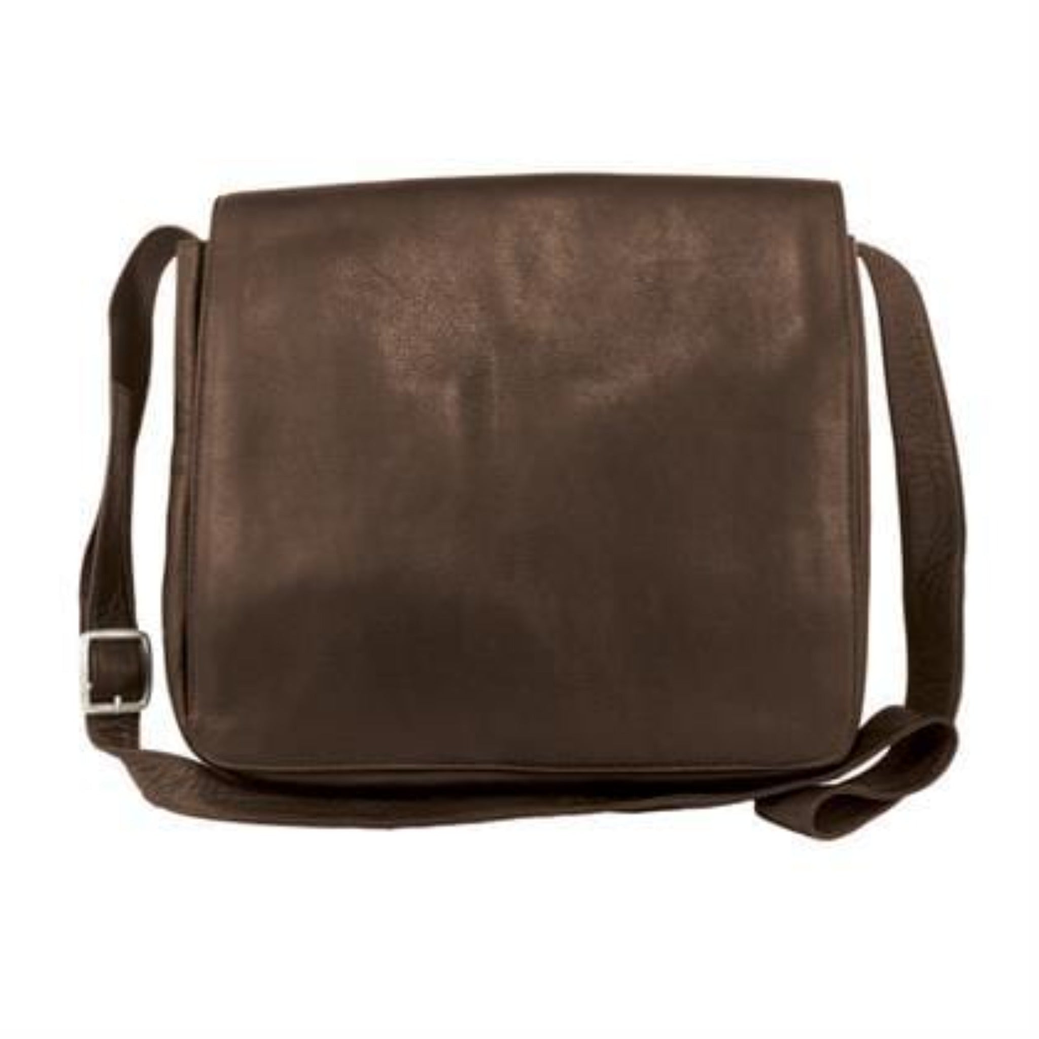 Yosemite Leather Laptop Messenger Bag- Md - Image 4