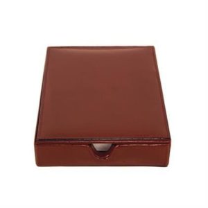 Alternative view of Leather Desk Memo Holder