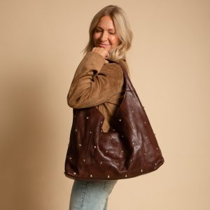 Alternative view of Lindsey Studded Leather Tote Bag