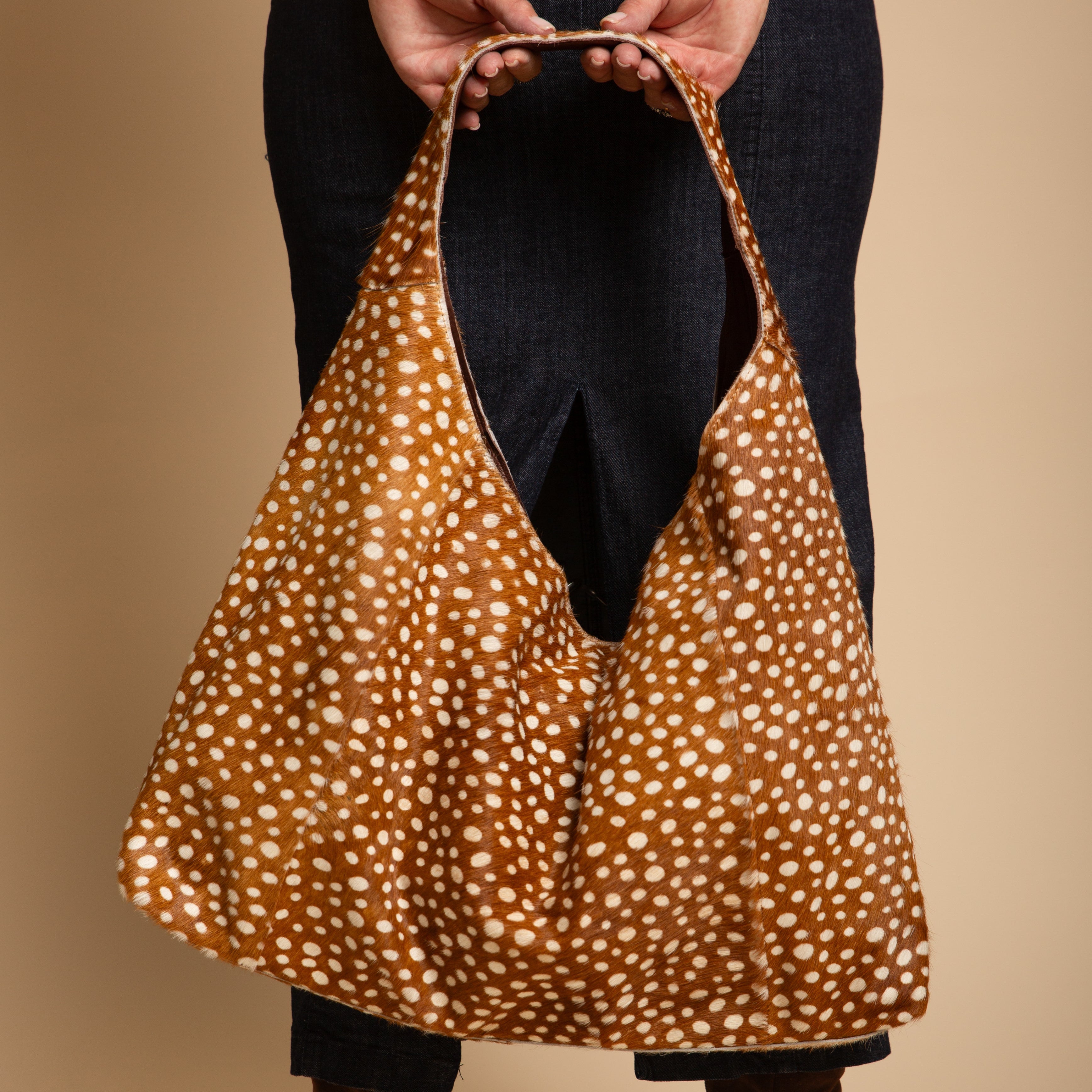 Lindsey Hair On Leather Tote Bag - Image 2