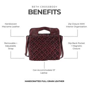 Alternative view of Beth Leather Crossbody Bag