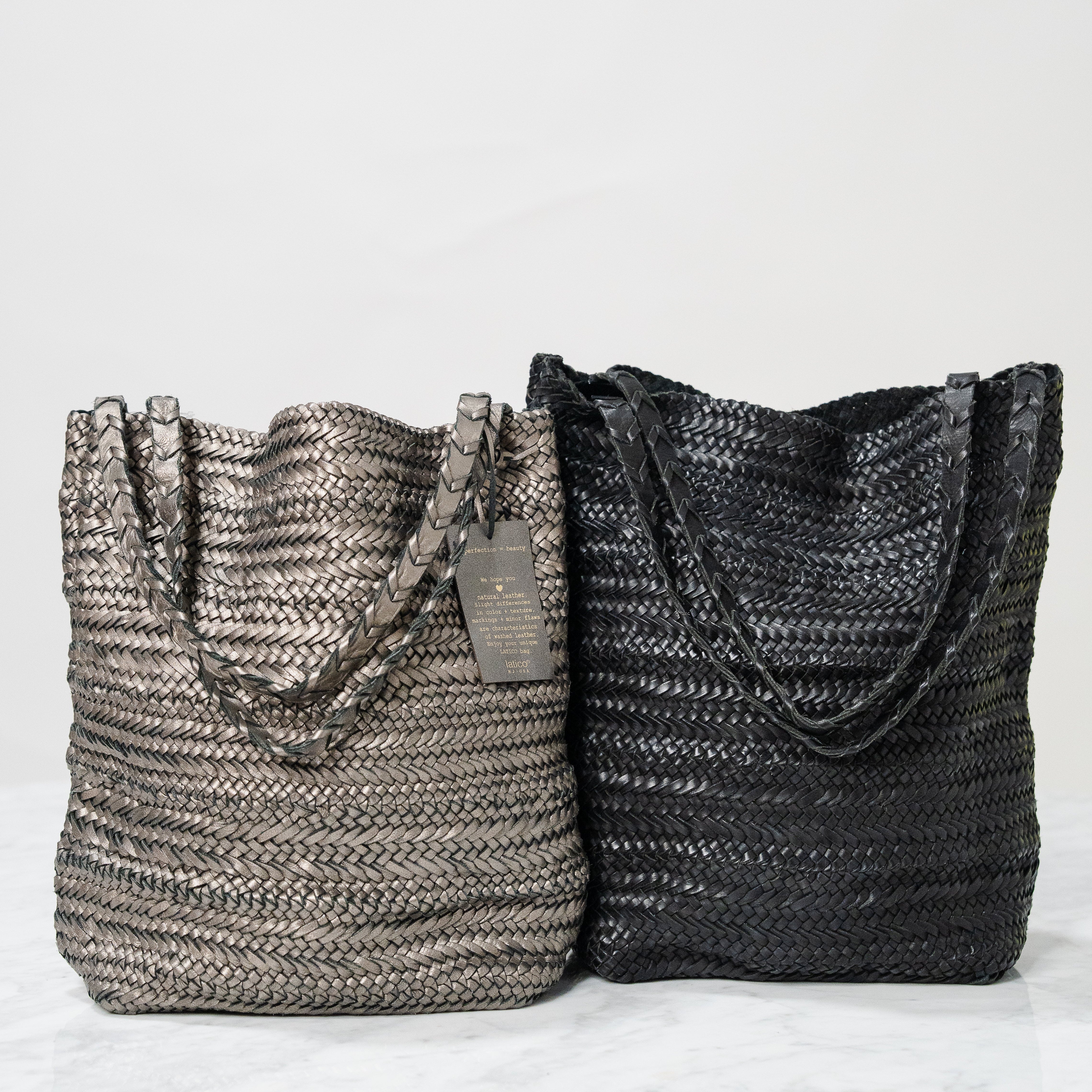 Studio Leather Tote Bag - Image 16