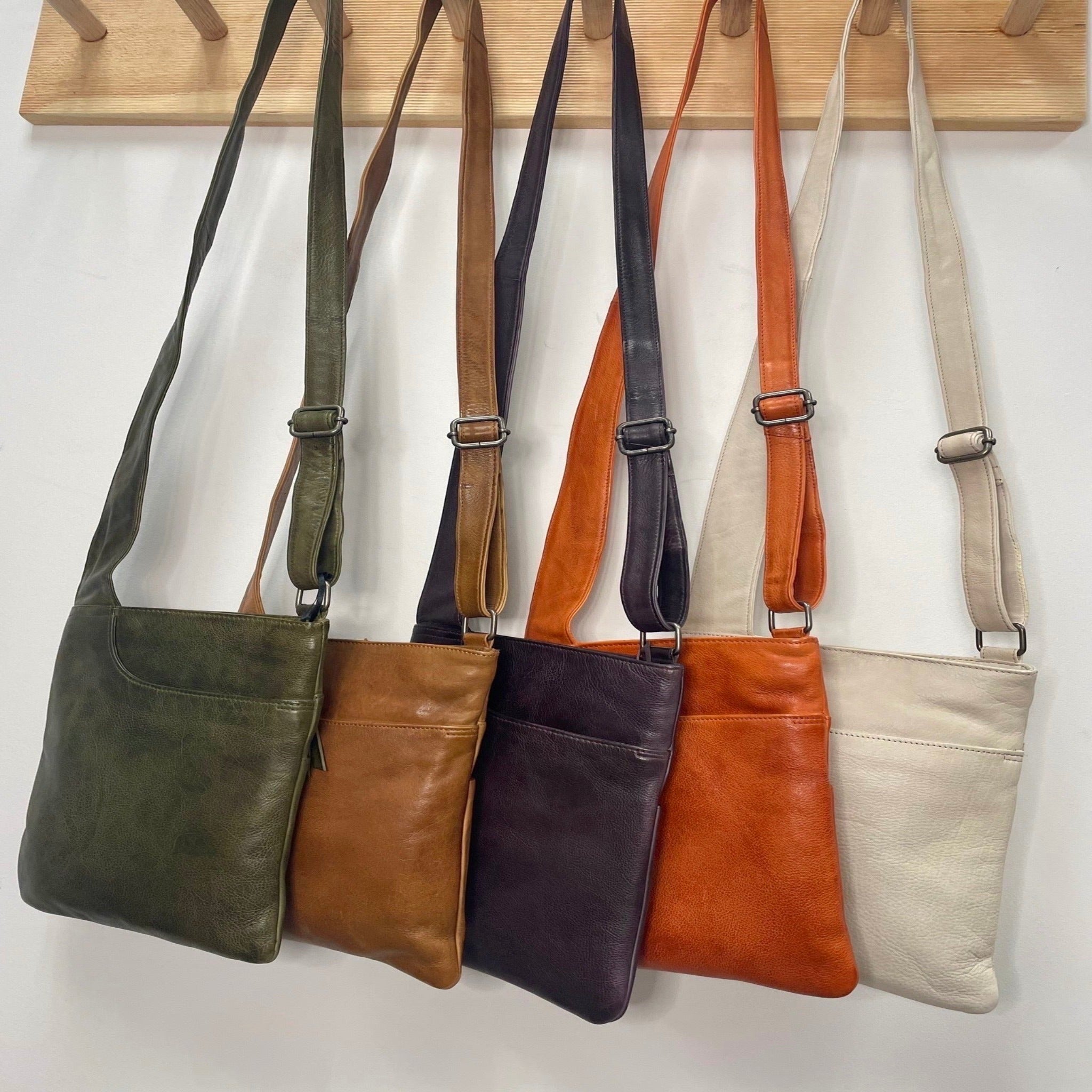 Athena Leather Crossbody Bag - Image 21