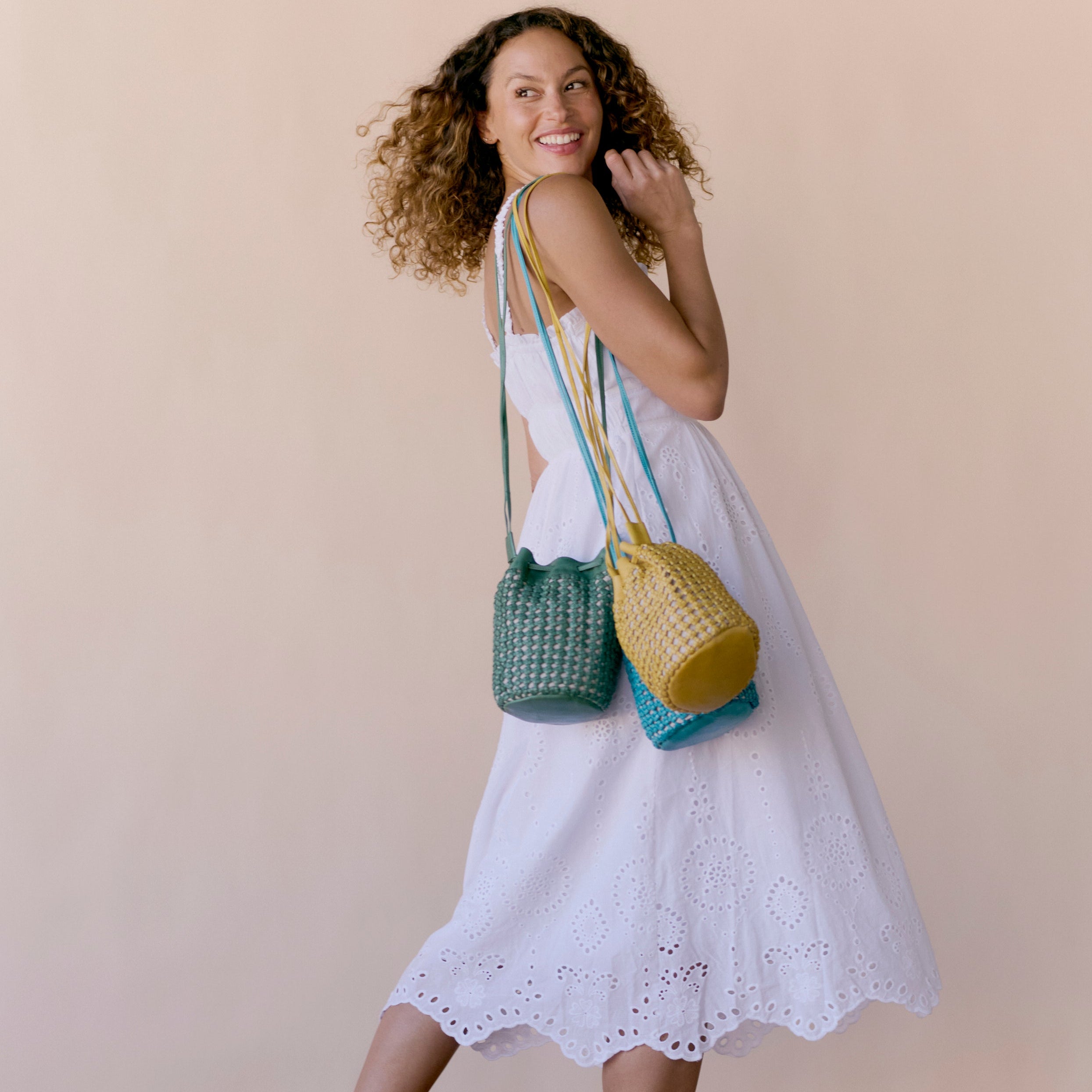 Dune Leather Crossbody Bag - Image 8