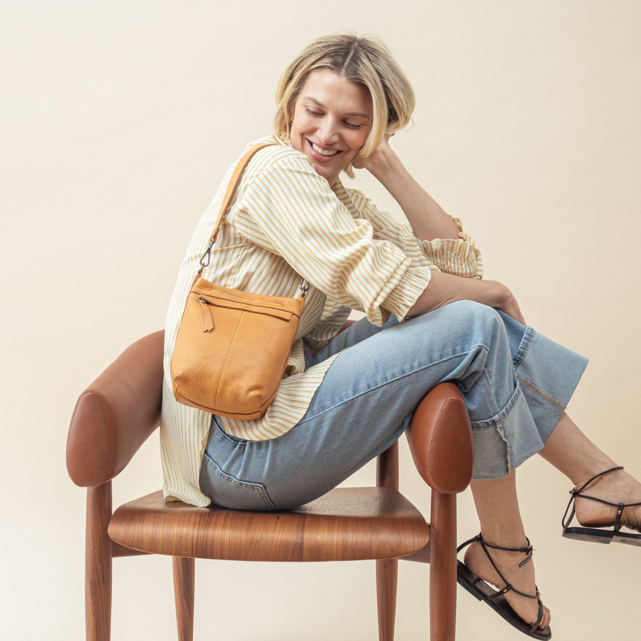 Fran Leather Crossbody - Image 34