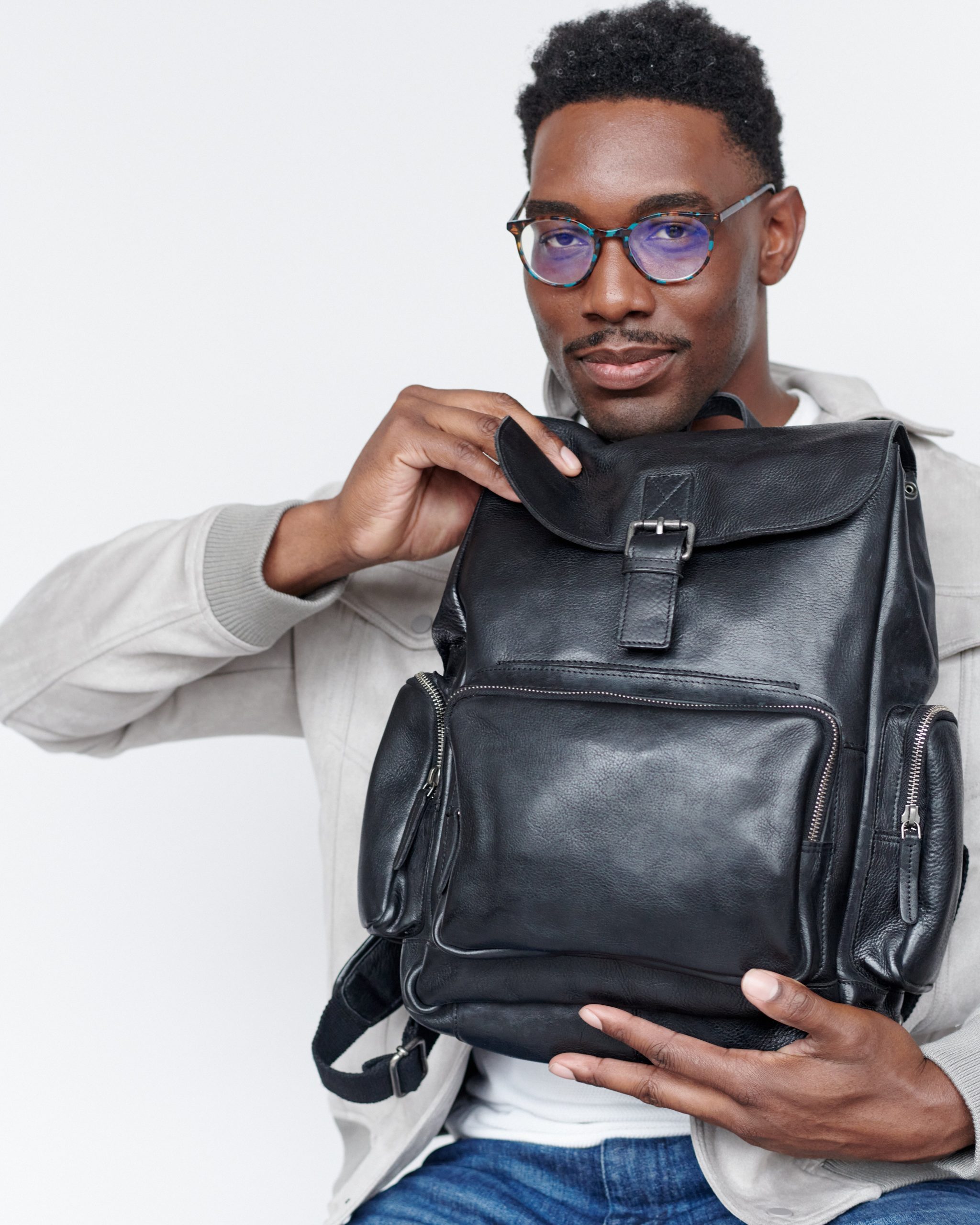 Mateo Leather Backpack - Image 10