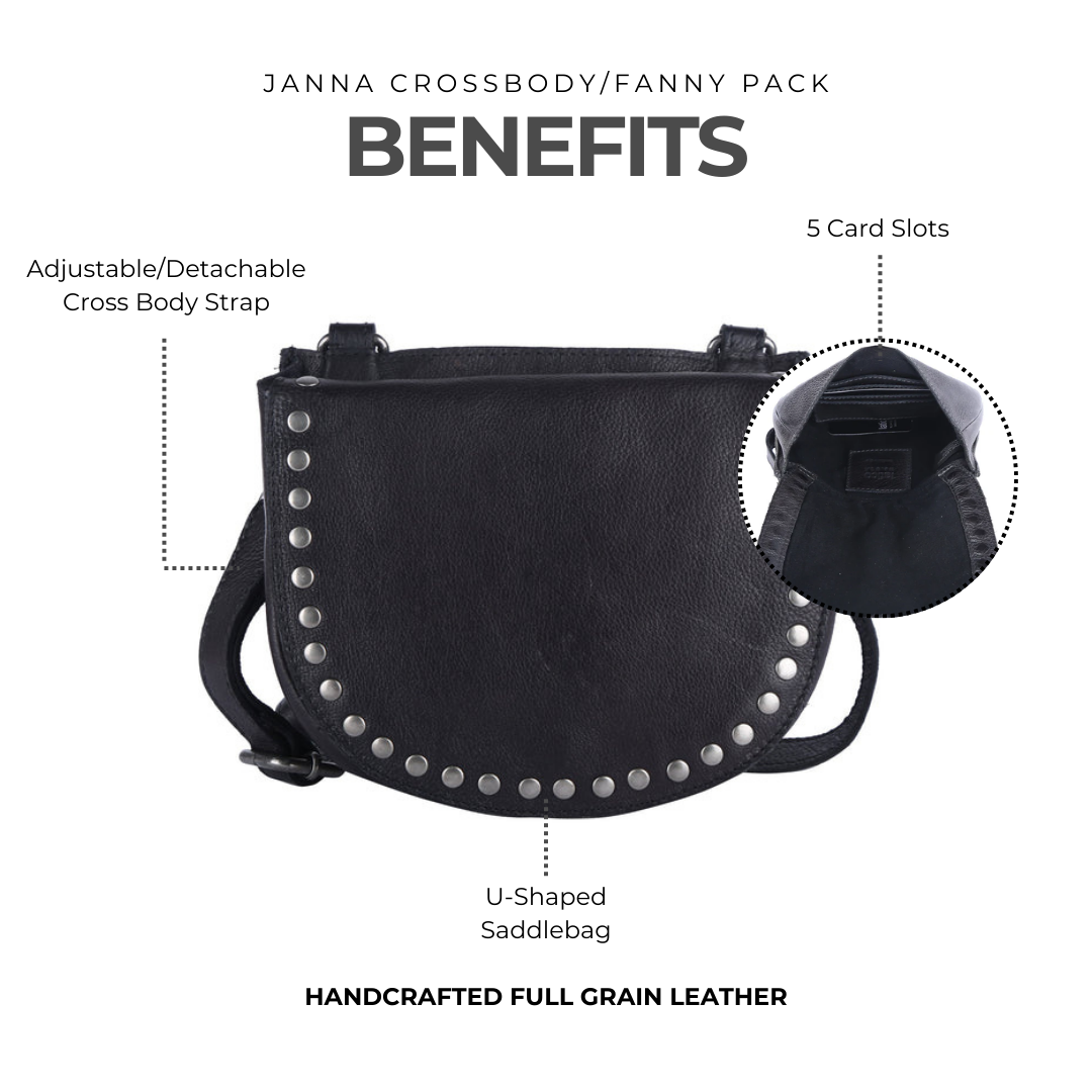Janna Leather Crossbody - Image 4