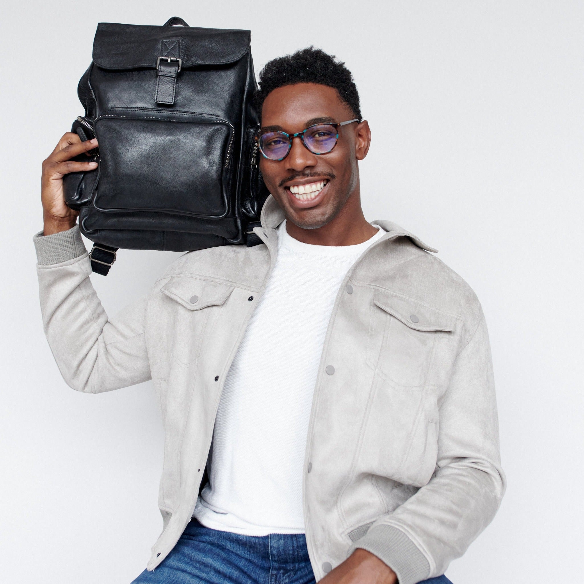 Mateo Leather Backpack - Image 9