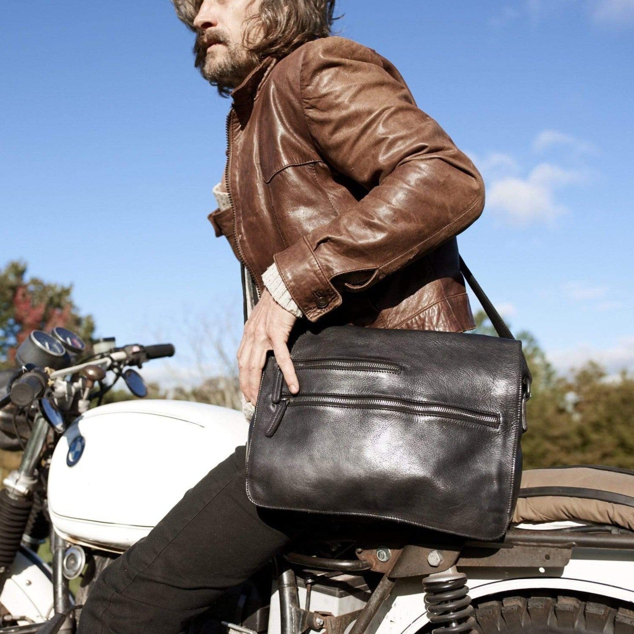 Spring St. Leather Messenger Bag - Image 13