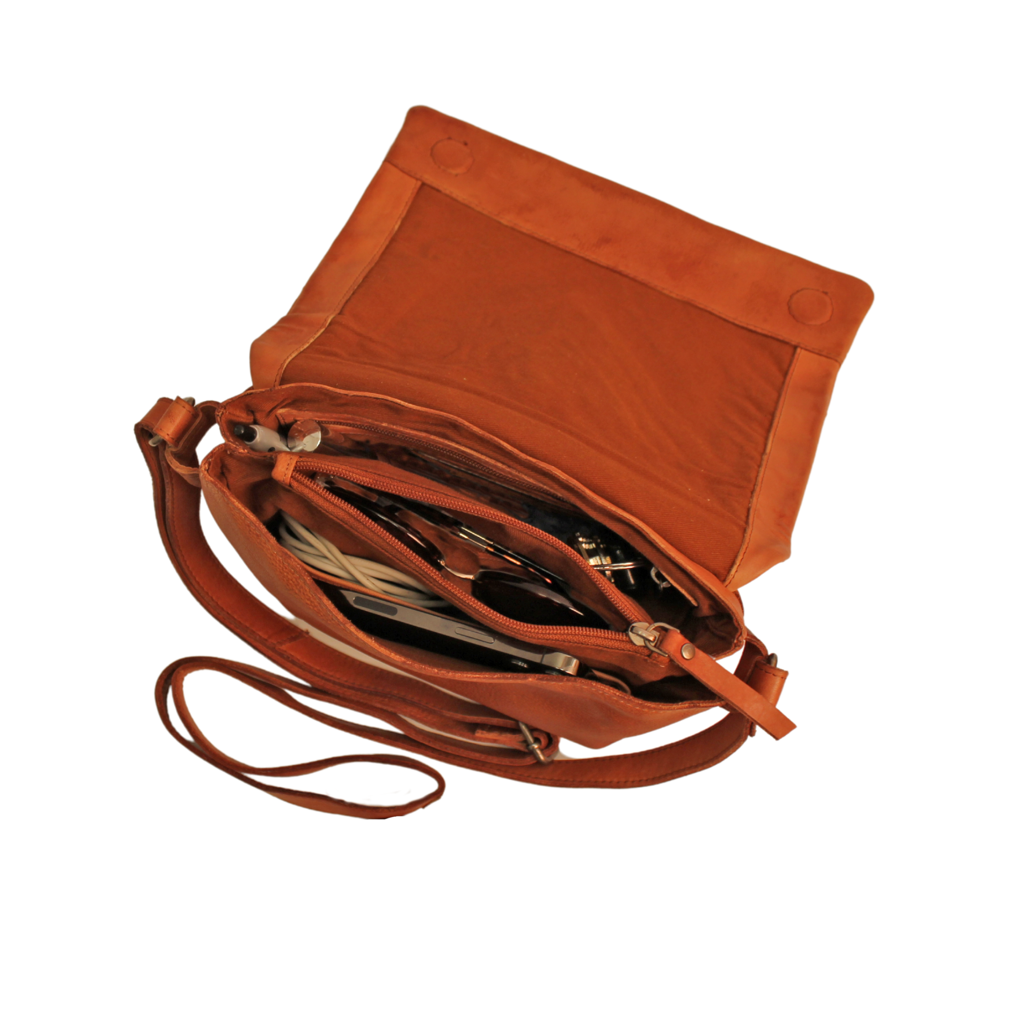 Luca Leather Crossbody Bag - Image 3